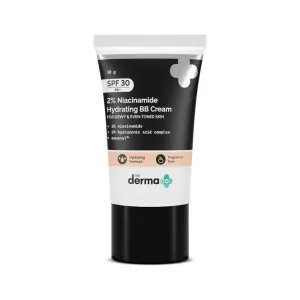 The Derma Co 2% Niacinamide Hydrating BB Cream for Dewy & Even Toned Skin - 01 Ivory